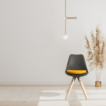Premium New Zealand Wool Yellow Disk Felt Chair Pad