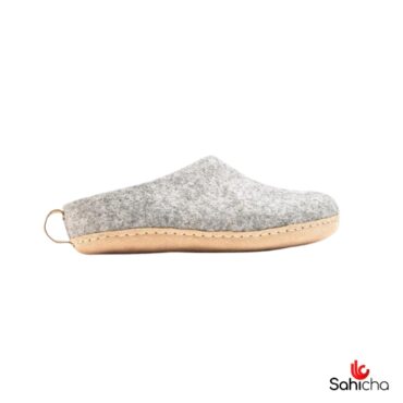 Premium 100% New Zealand Woollen Slippers - Alpine Grey