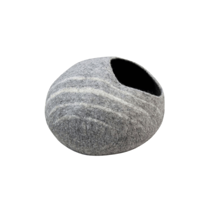Cat House with Stone Theme Design – 100% NZ Wool - Image 2