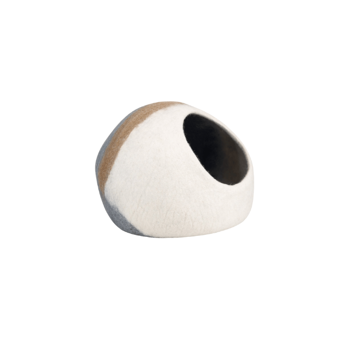 Cat House with Dual Tone Round Design – 100% NZ Wool - Image 2