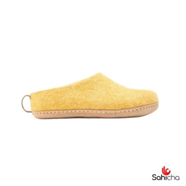 Premium 100% New Zealand Woollen Slippers - Yellow