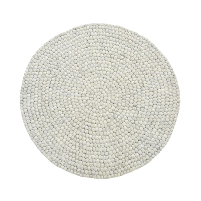 Gundri – White Natural Grey Rug in 100% New Zealand Wool - Image 2