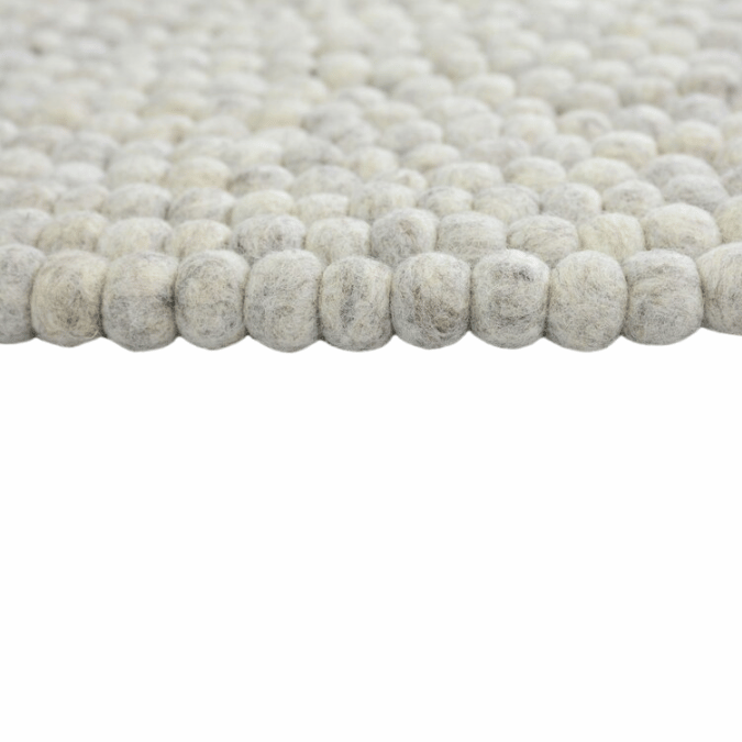 Gundri – White Natural Grey Rug in 100% New Zealand Wool - Image 4