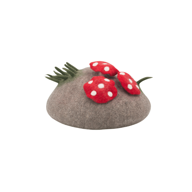 Cat House with Toadstoool  Design – 100% NZ Wool - Image 4