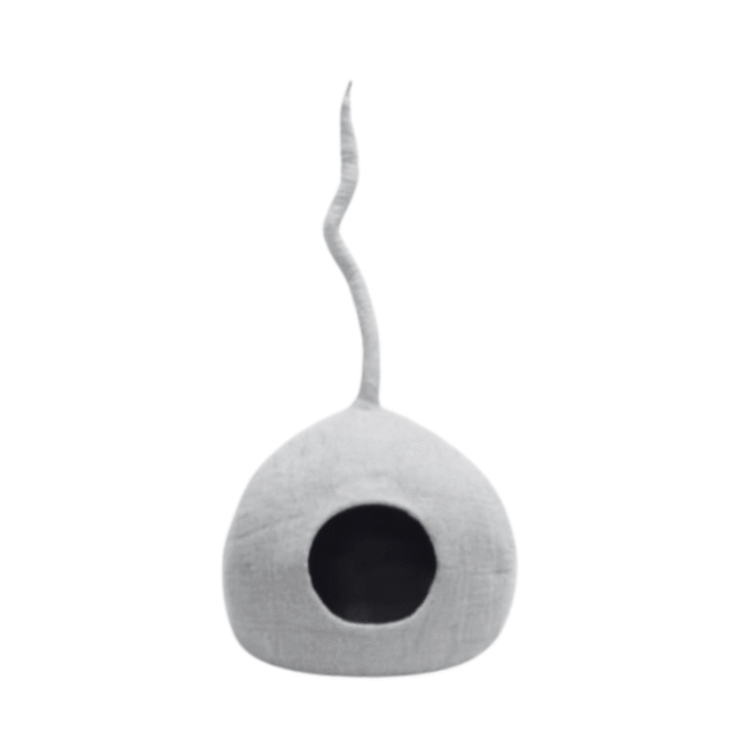 Cat House with Tail Design – 100% NZ Wool - Image 2