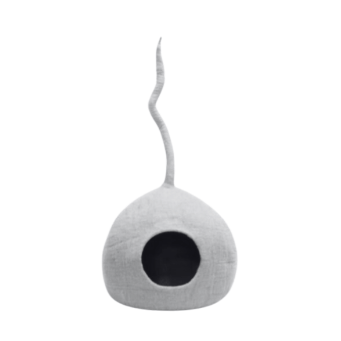 Cat House with Tail Design – 100% NZ Wool - Image 2
