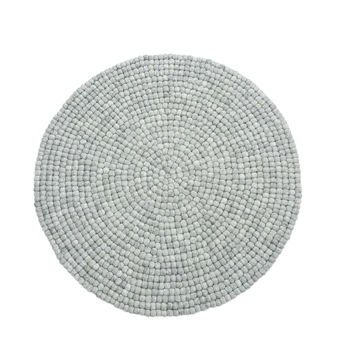 Gundri – Natural Grey Rug in 100% New Zealand Wool - Image 2